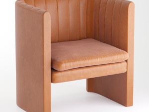 tradition loafer armchair Model 3D