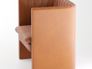 tradition loafer armchair Model 3D