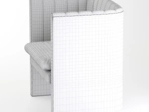 tradition loafer armchair 3D Model