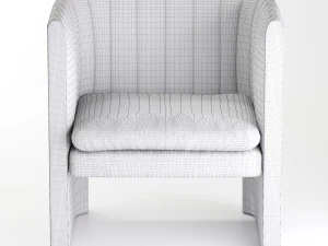 tradition loafer armchair 3D Model