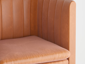 tradition loafer armchair Model 3D