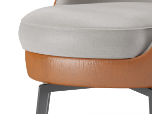 flexform guscioalto lounge chairs Modello 3D