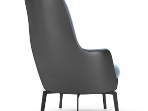 flexform guscioalto lounge chairs Modello 3D