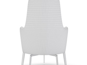 flexform guscioalto lounge chairs Modello 3D