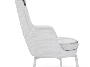 flexform guscioalto lounge chairs 3D Model