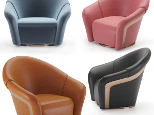 ポルトフィーノアームチェア 3Dモデル