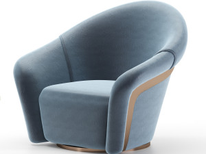 portofino armchair 3D Модель
