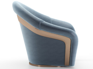 portofino armchair 3D Модель