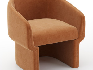 jessie accent chair 3D Model