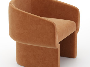 jessie accent chair 3D Model