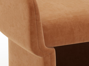 jessie accent chair 3D Model