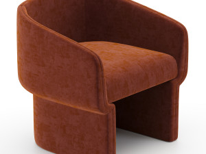 jessie accent chair 3D Model
