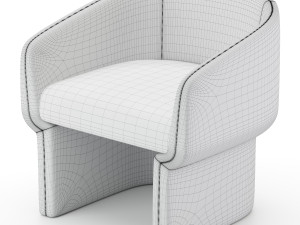 jessie accent chair 3D Model