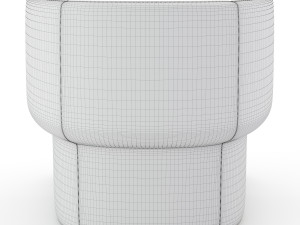 jessie accent chair 3D Model
