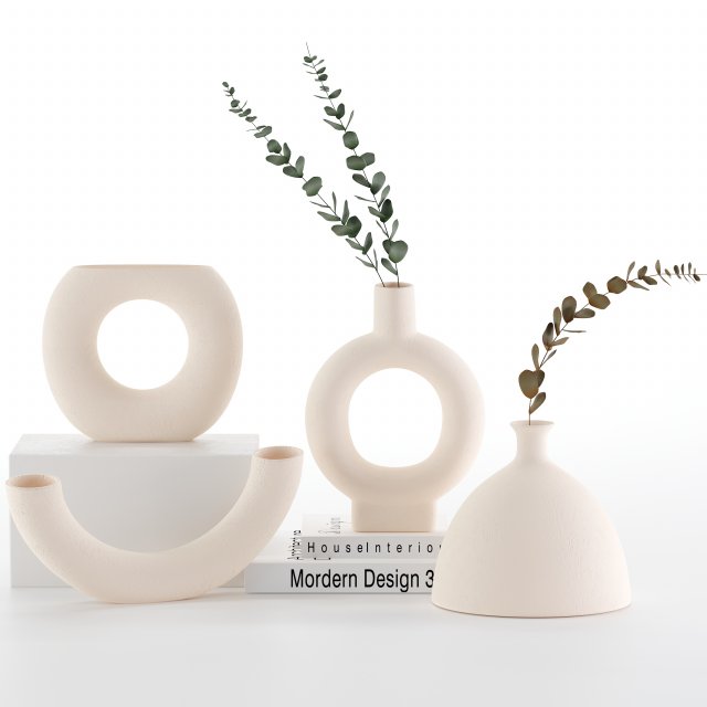 decoration set04 3D मॉडल .c4d .max .obj .3ds .fbx .stl .blend 