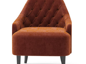 berto salotti armchair 3D-Modell