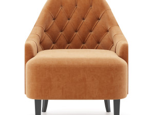berto salotti armchair 3D-Modell
