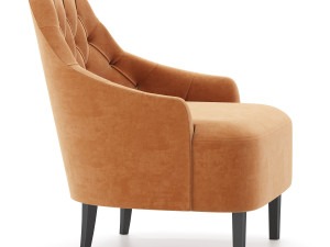 berto salotti armchair 3D-Modell