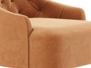 berto salotti armchair 3D-Modell