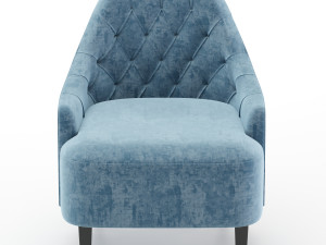 berto salotti armchair 3D-Modell