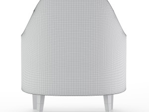 berto salotti armchair 3D-Modell