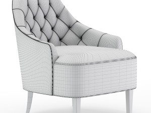 berto salotti armchair 3D-Modell