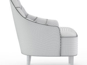 berto salotti armchair 3D-Modell