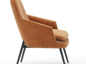 wendelbo hug lounge chai 3D Модель
