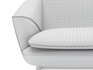 wendelbo hug lounge chai 3D Модель