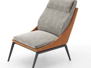 light milano armchair Modelo 3D