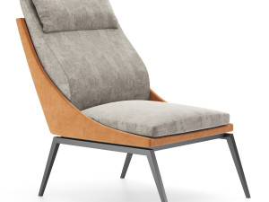 light milano armchair Modelo 3D