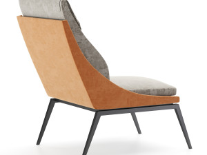 light milano armchair Modelo 3D