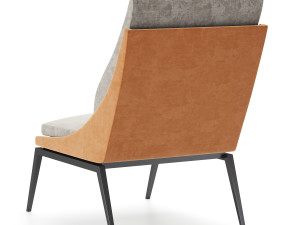 light milano armchair Modelo 3D