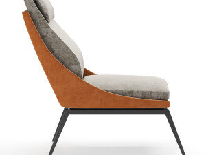 light milano armchair Modelo 3D