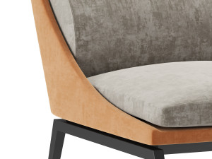 light milano armchair Modelo 3D