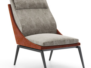 light milano armchair Modelo 3D