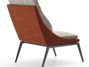 light milano armchair Modelo 3D
