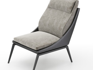 light milano armchair Modelo 3D