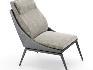light milano armchair Modelo 3D