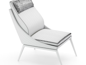light milano armchair Modelo 3D