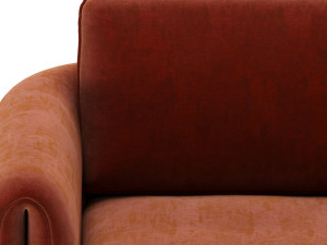 floria velvet chair Modello 3D