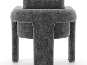 floria velvet chair Modello 3D