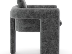 floria velvet chair Modello 3D