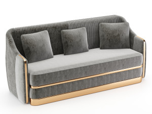 koket sofa 3D-Modell