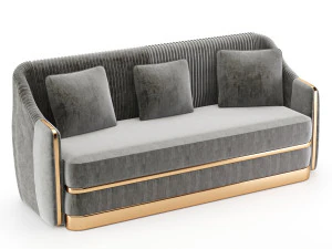 コケットソファ 3Dモデル