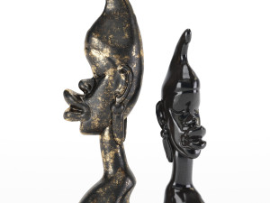 african pottery decor 3D Model
