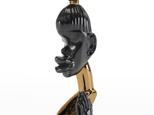 african pottery decor 3D Model