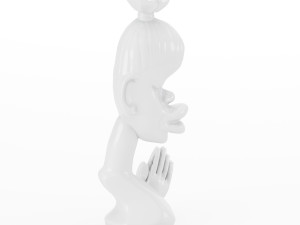 african pottery decor 3D Model