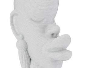 african pottery decor 3D Model