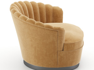 zanaboni armchairs 3D 模型